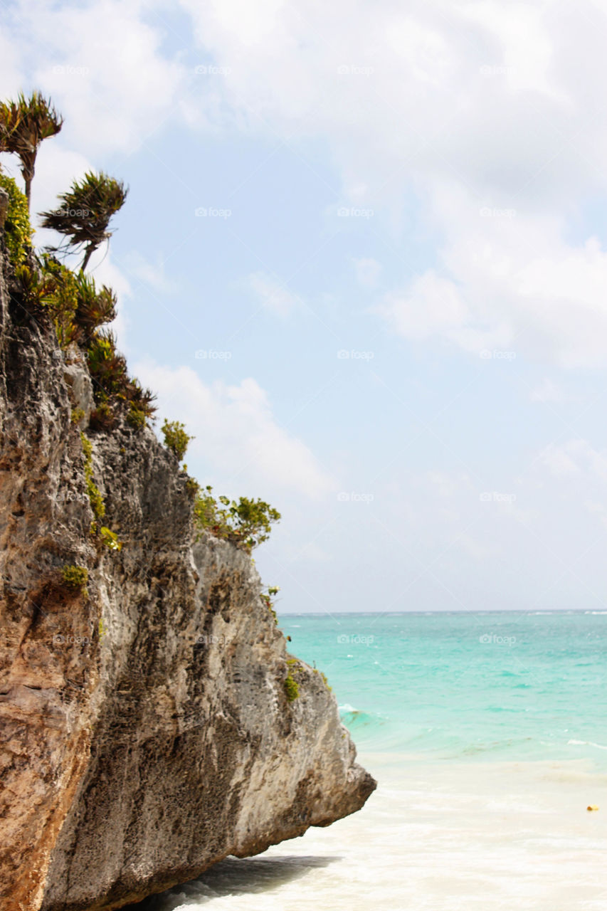 Scenic view of a island