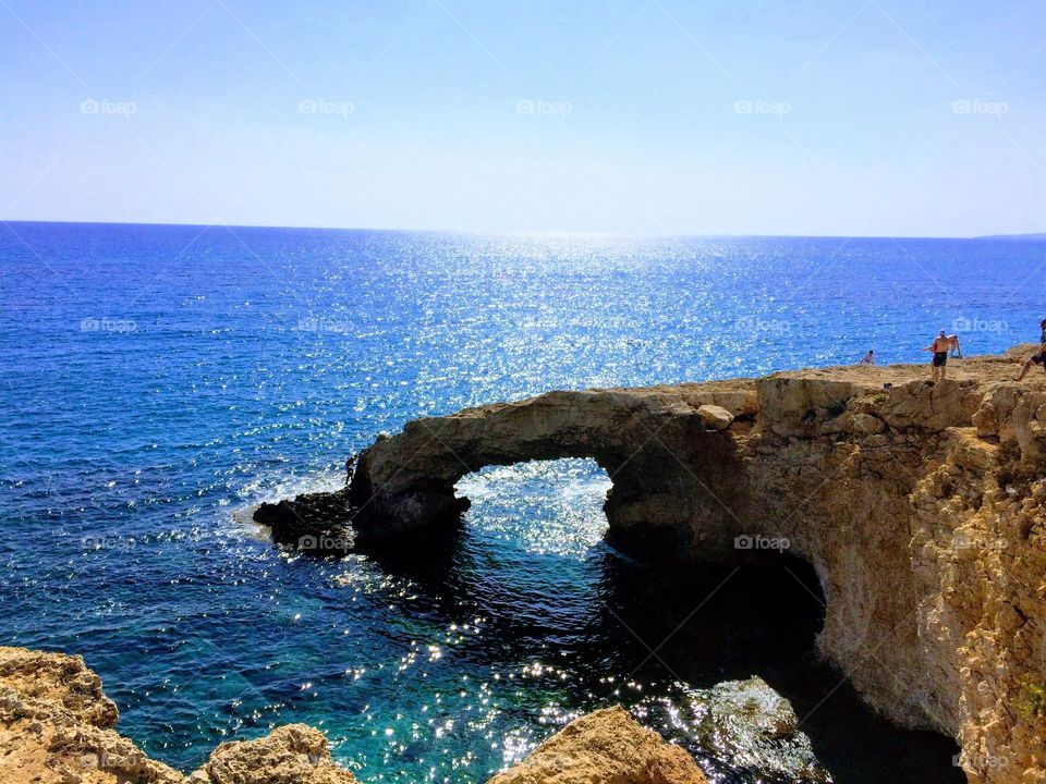 Love bridge in Ayia Napa, Cyprus.