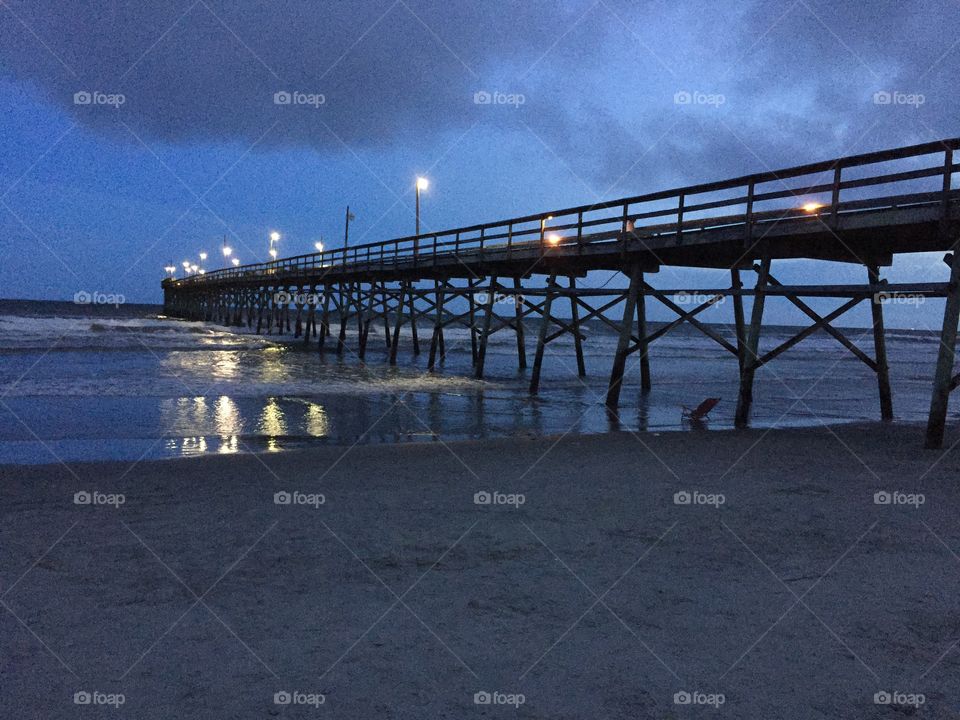 Ocean Isle Beach NC. The old pier 