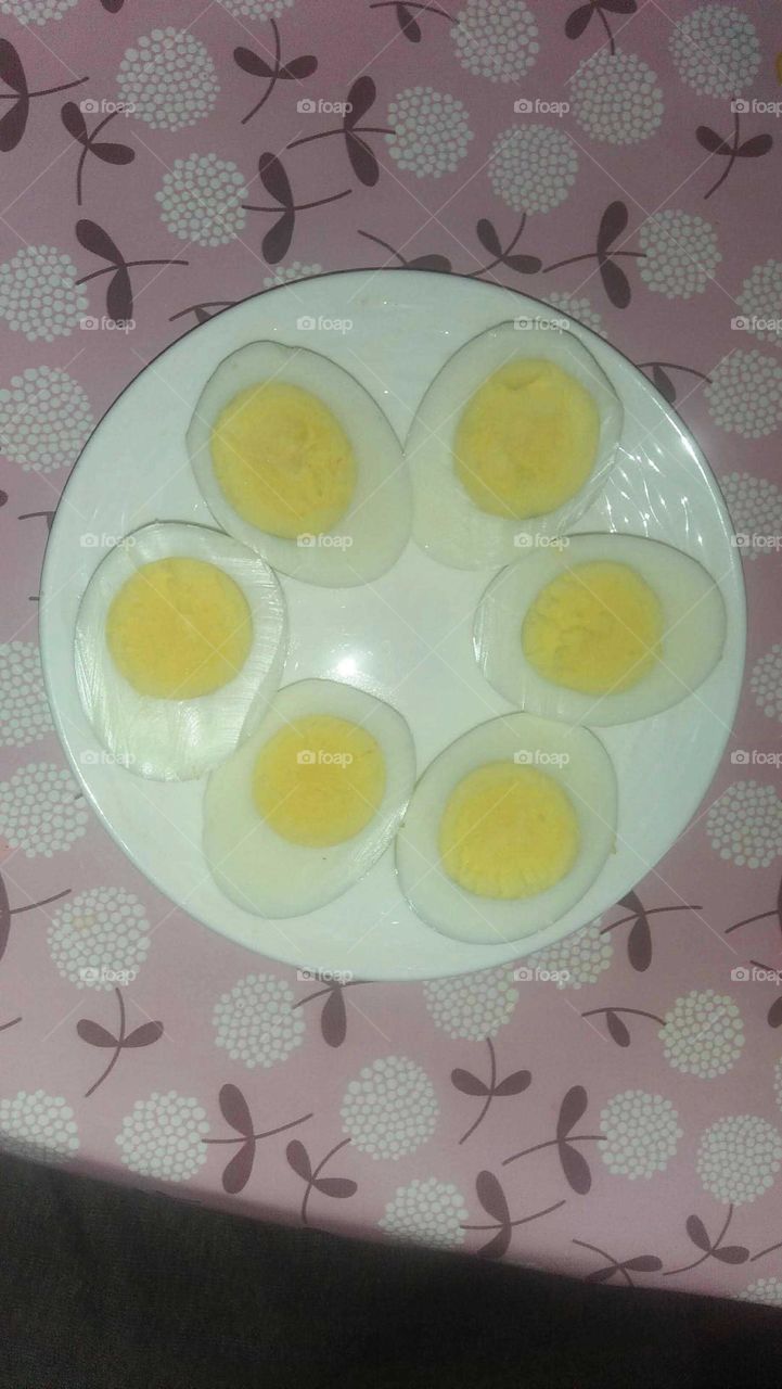 Boiled eggs