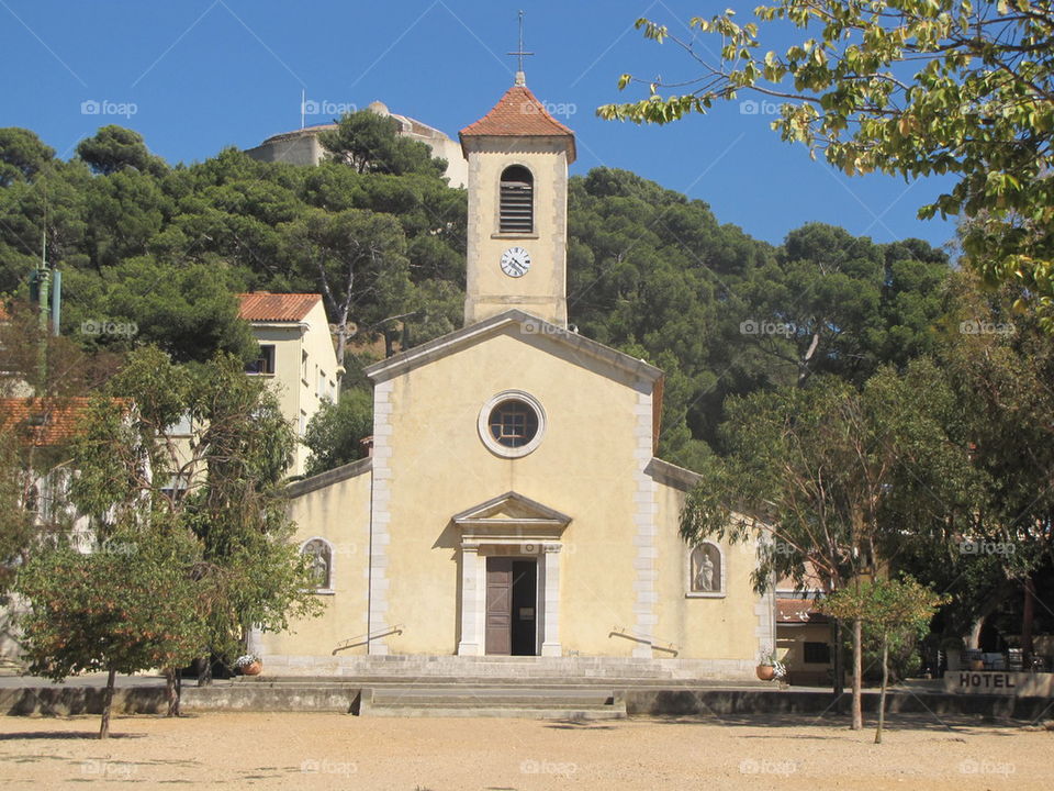 church on Ile de Porquerolles 