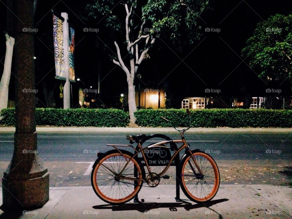 Orange bike