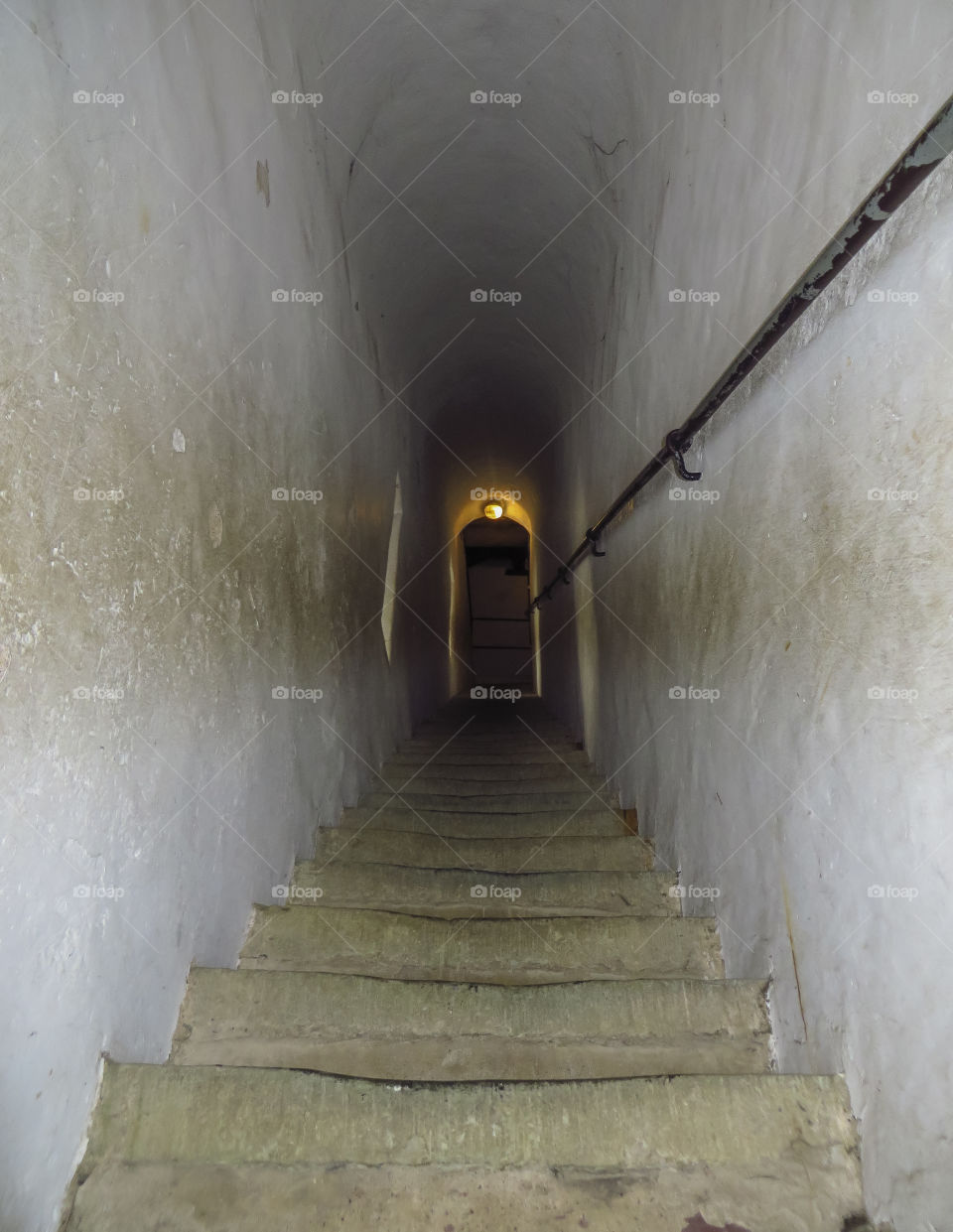 Tunnel with stairs