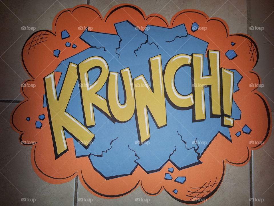 Comic Krunch sign