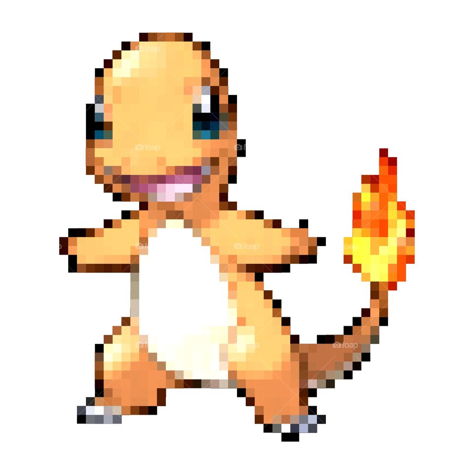 Pokemon 8bit Charmander