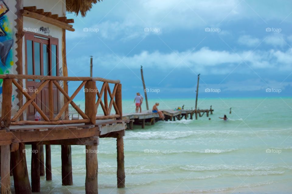 Holbox’s dock 