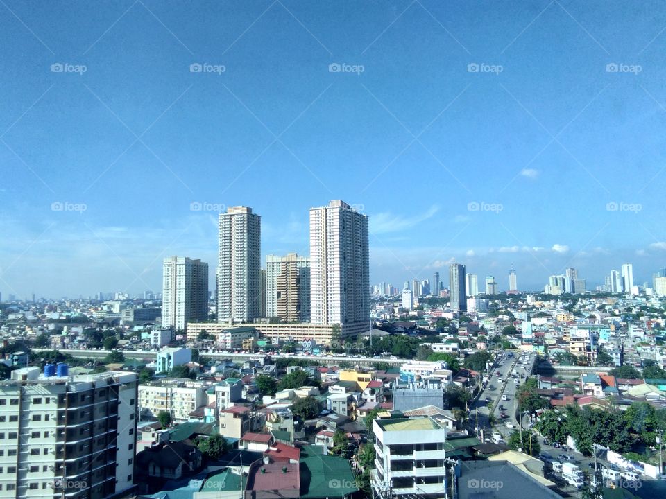 cityscape in the Philippines