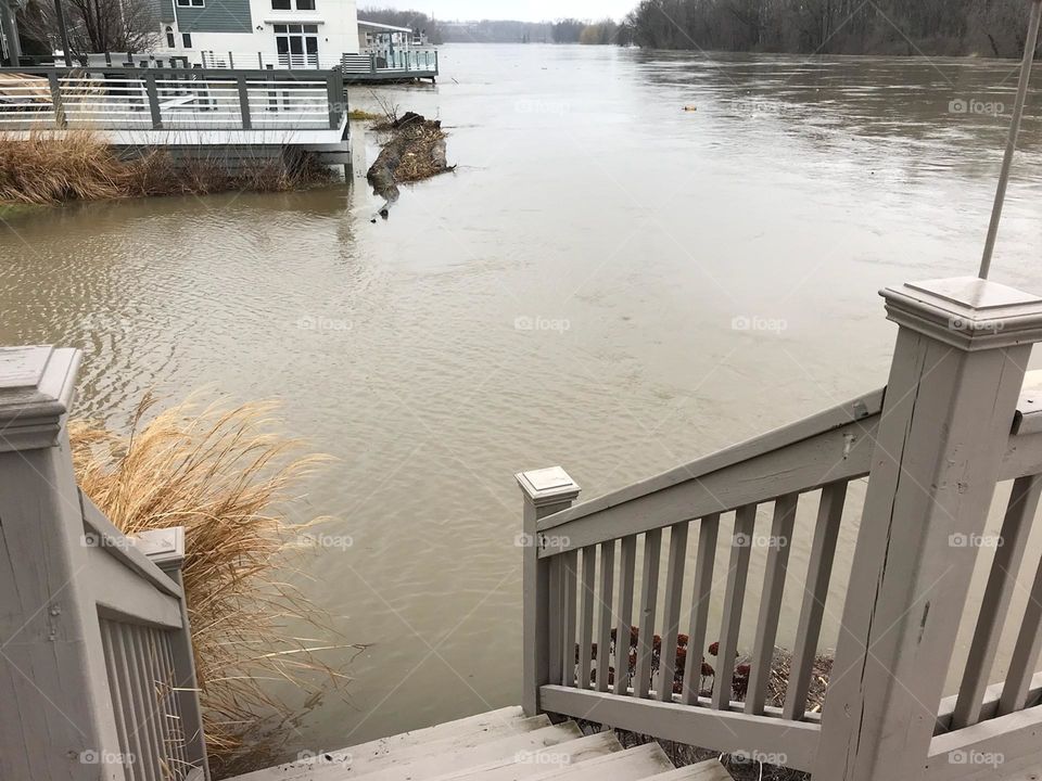 After: river flooding