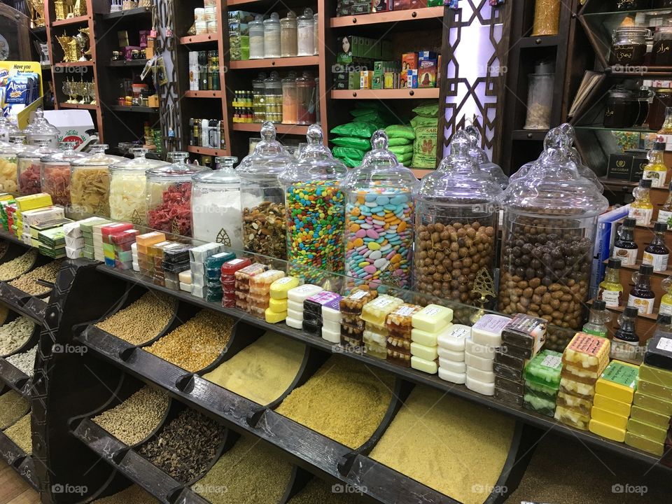 Spices and chocolate’s shop 