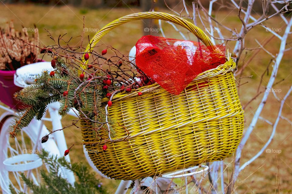 Yellow basket