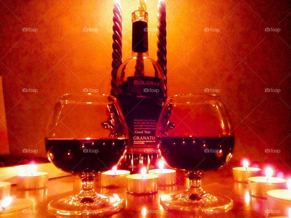 Wine Bolgrad Romantic evening
