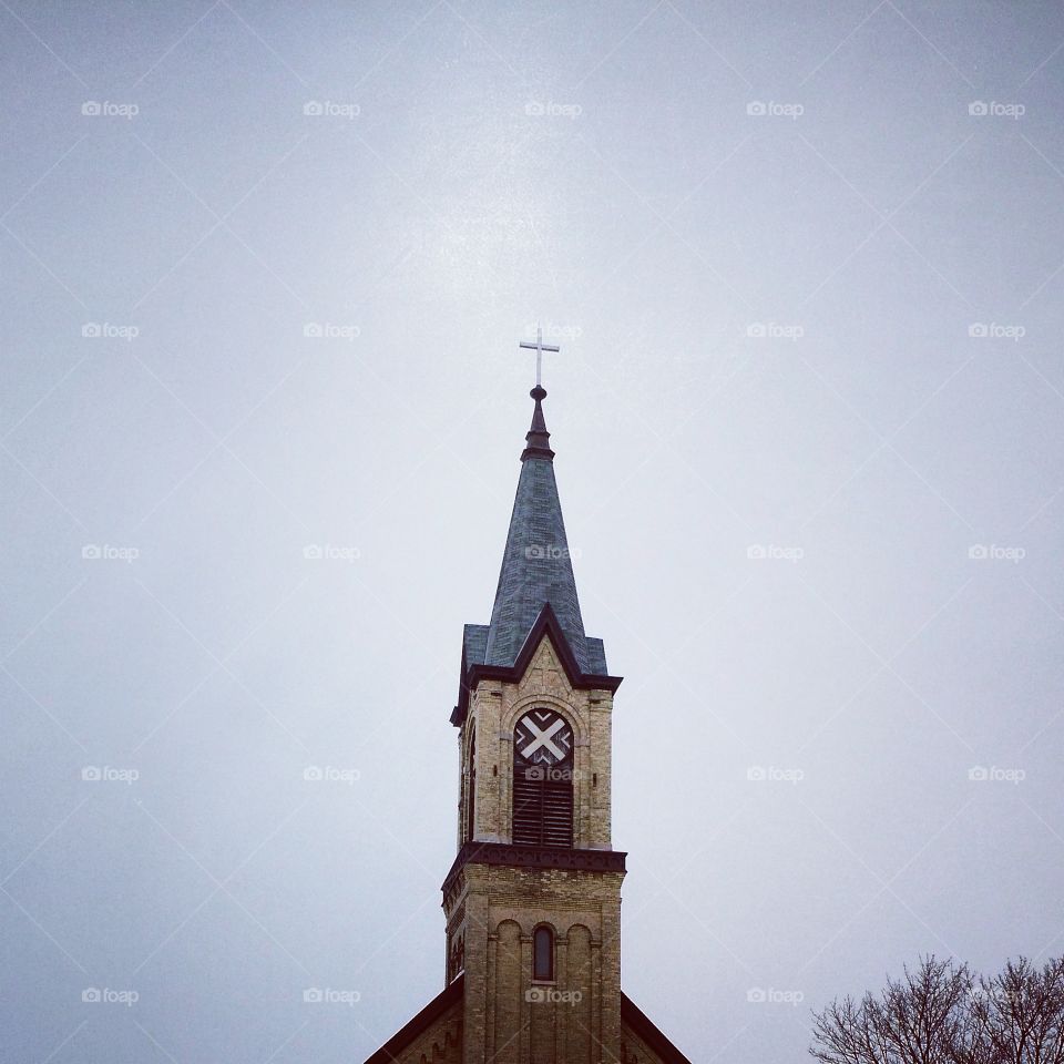 church cross. random lake wi