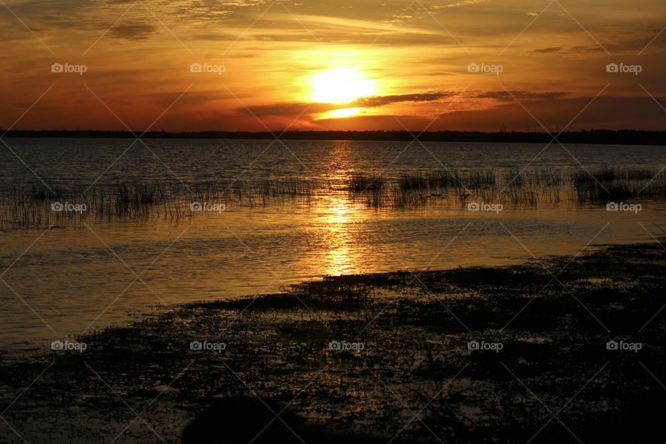 Sunset on Lake Monroe