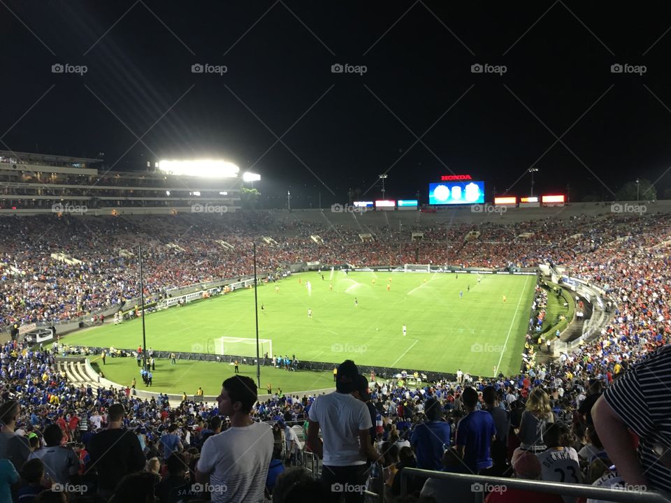Rose Bowl during the 2016 Copa America. Pasadena, CA