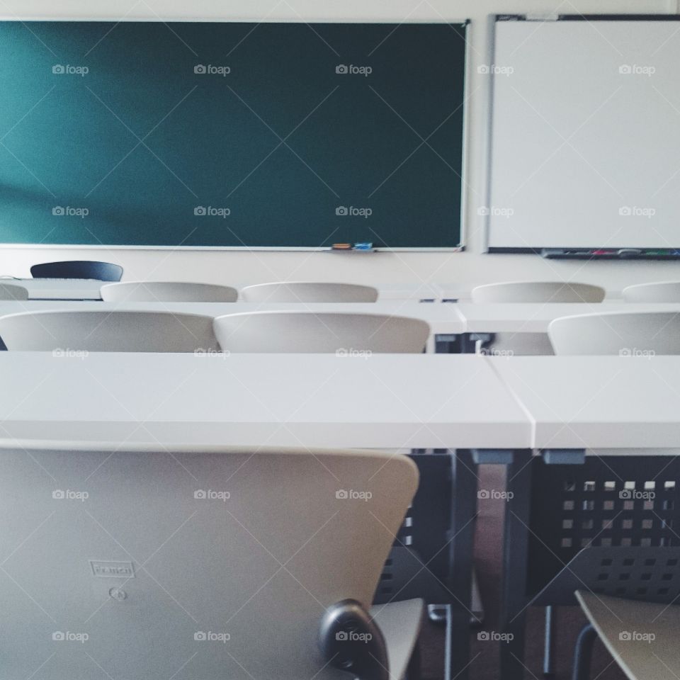 Classroom . Just waiting between classes 