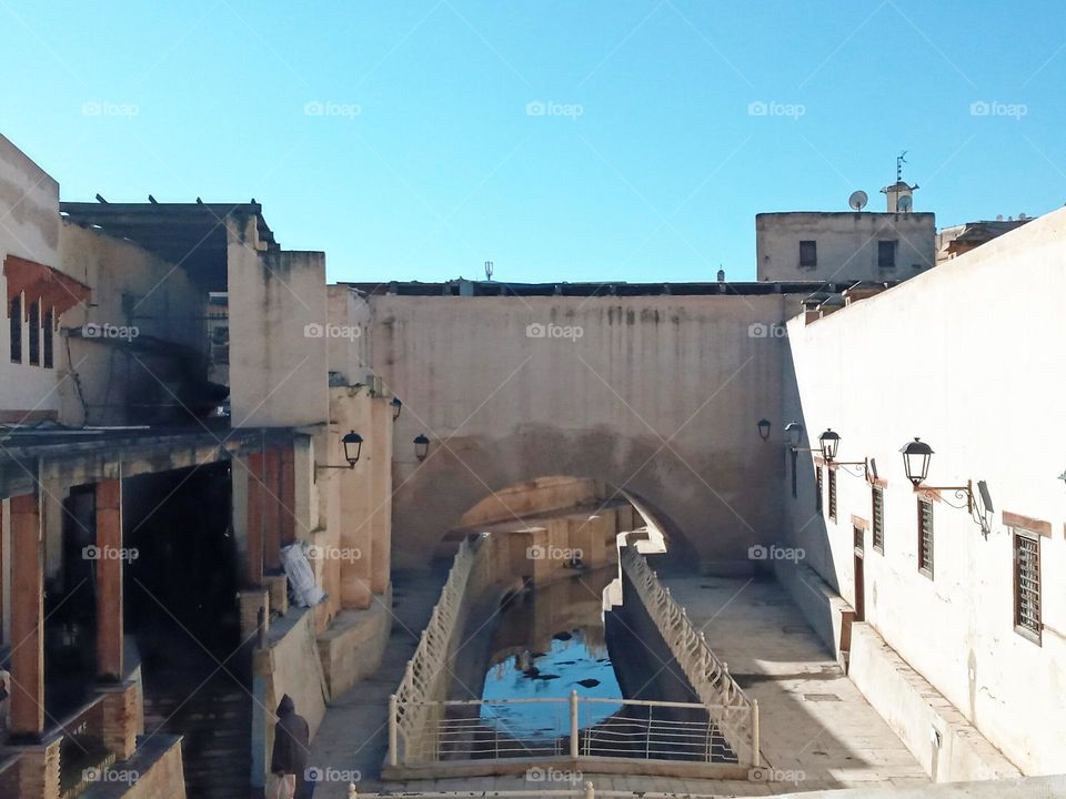 River between the population