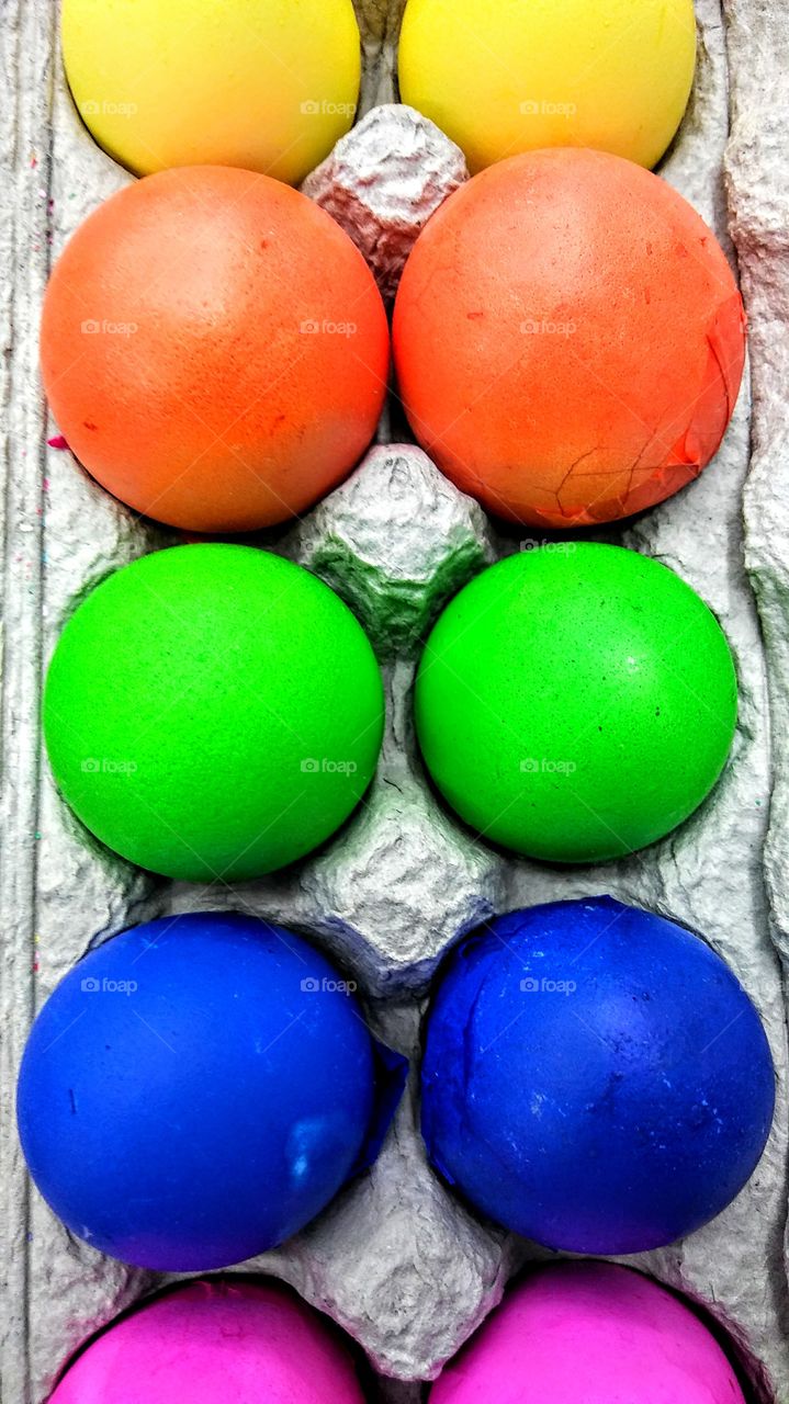 Colorful eggs
