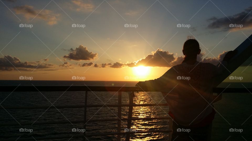Cruise sunset