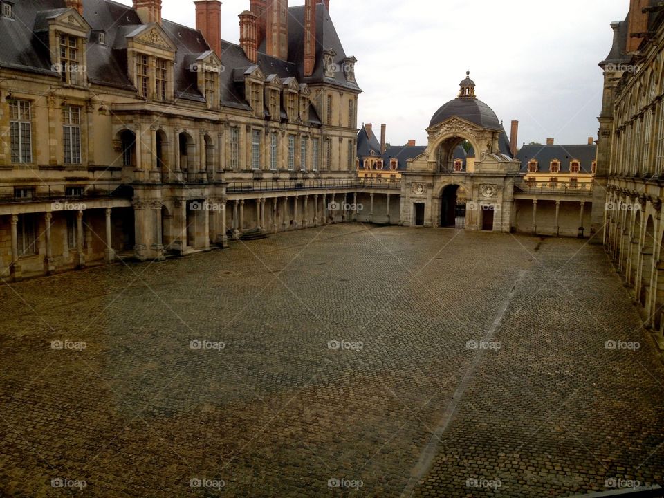 Courtyard at the Louvre