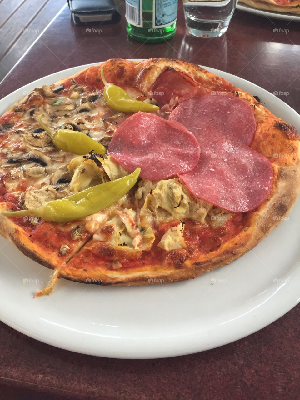 A slice of pizza in Germany 