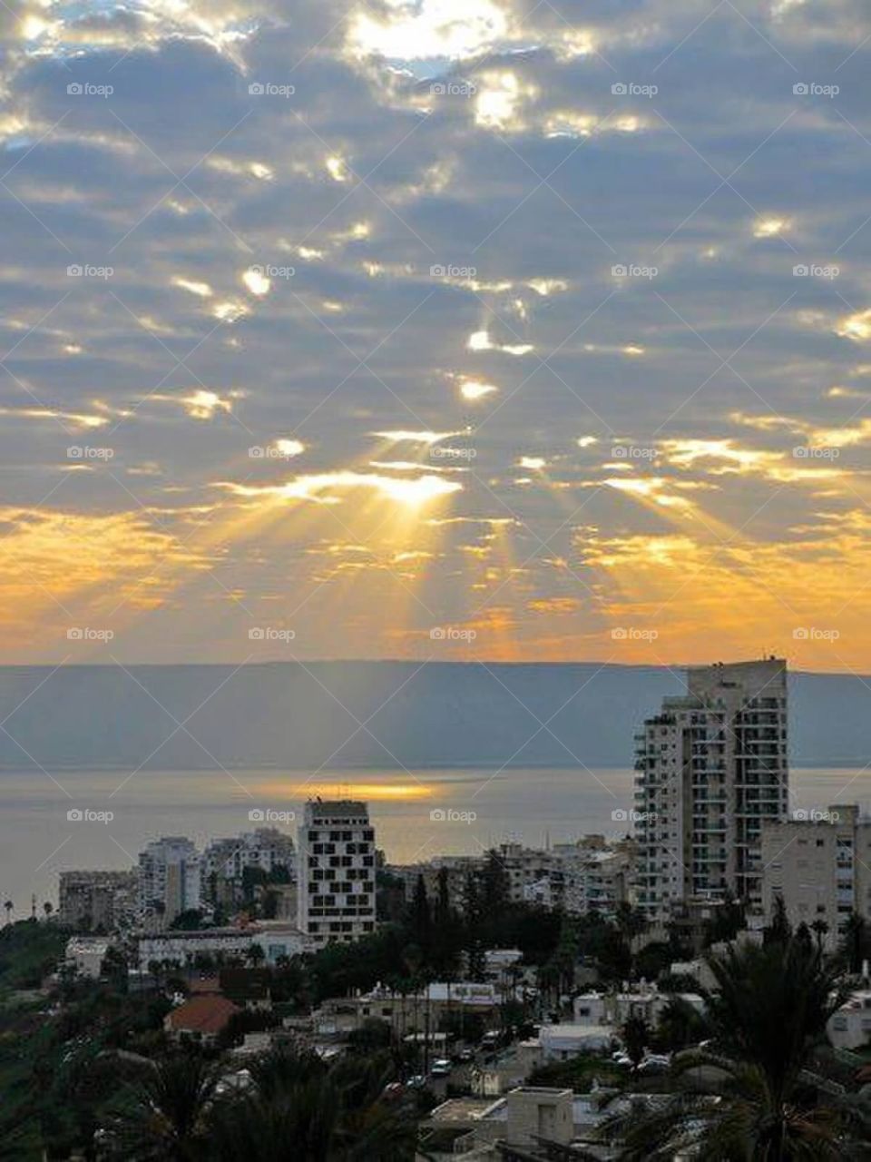 Sunrise in Israel 
