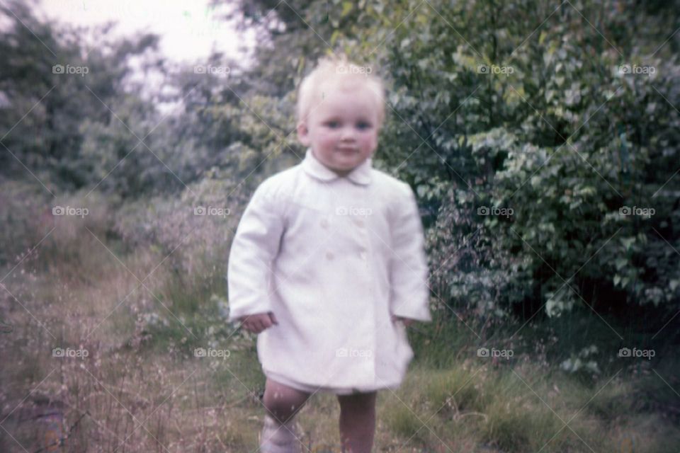 Walk in the woods in Sunday best clothes