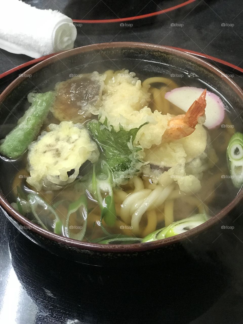 Japanese traditionally soup udon..