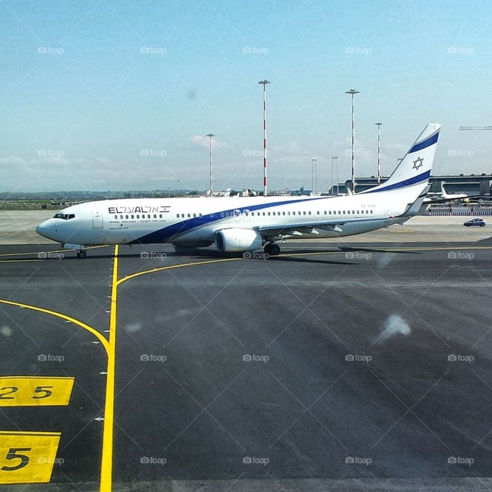 El Al Israel Airlines - Boeing 737 - FCO