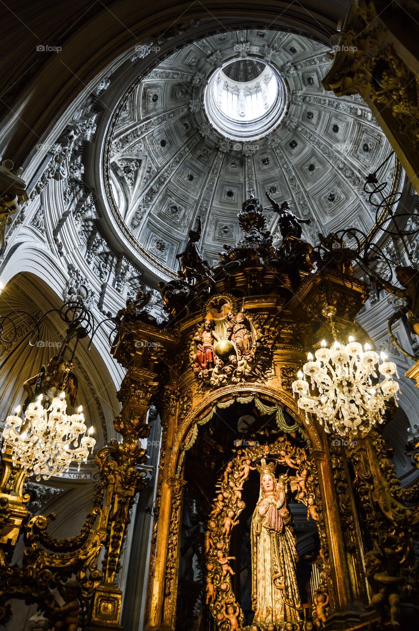 Interior Catedral de Lugo. Capilla de la Virgen de los Ojos Grandes, Catedral de Santa Maria de Lugo (Lugo - Spain)