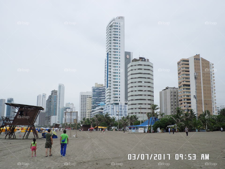 Playas, arquitecturas