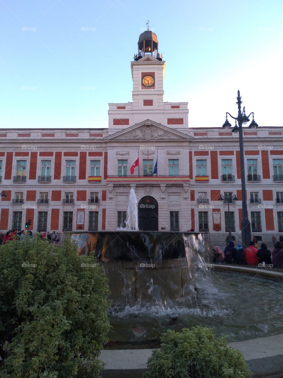 Edificio de Madrid en Puerta de Sol. SpainTourism