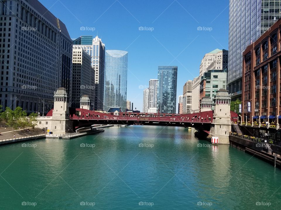 #Chicago #River #Skyline