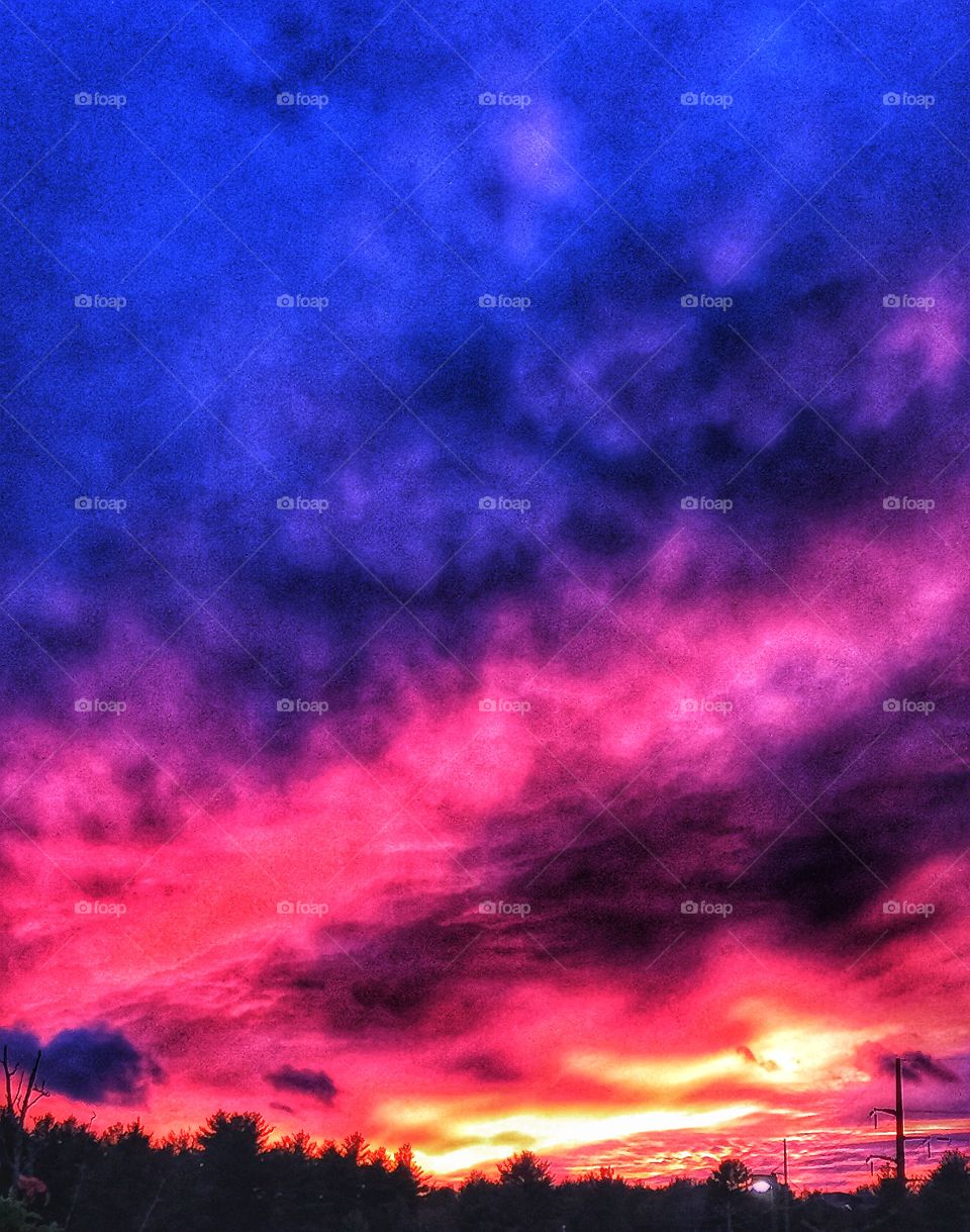 Natures beauty.. Rainbow Sky. 