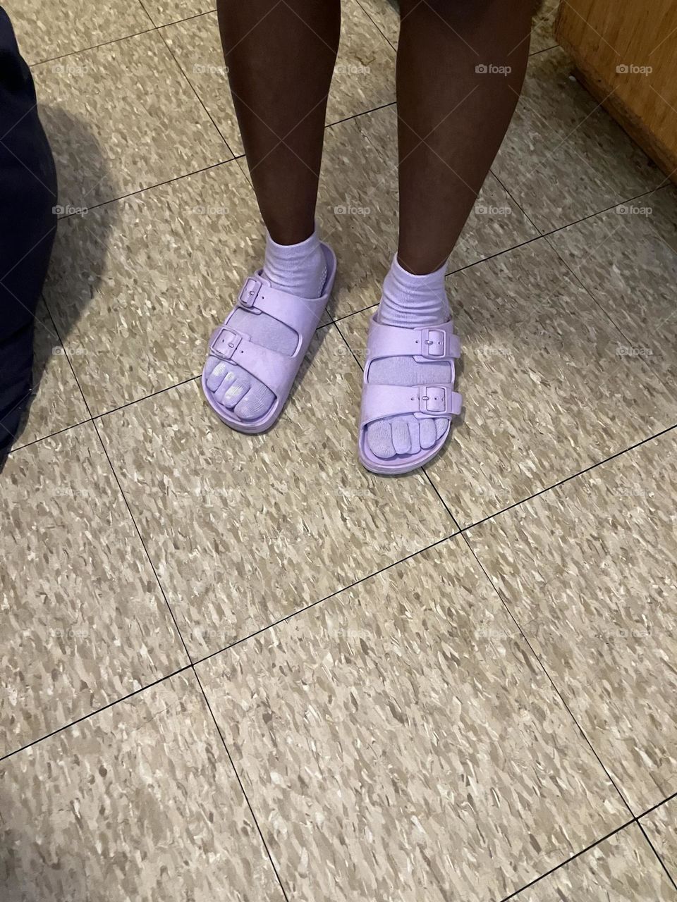 Purple feet 