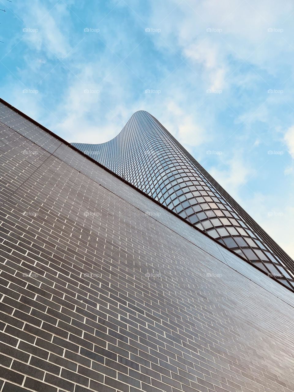 Lines and shapes on this building 