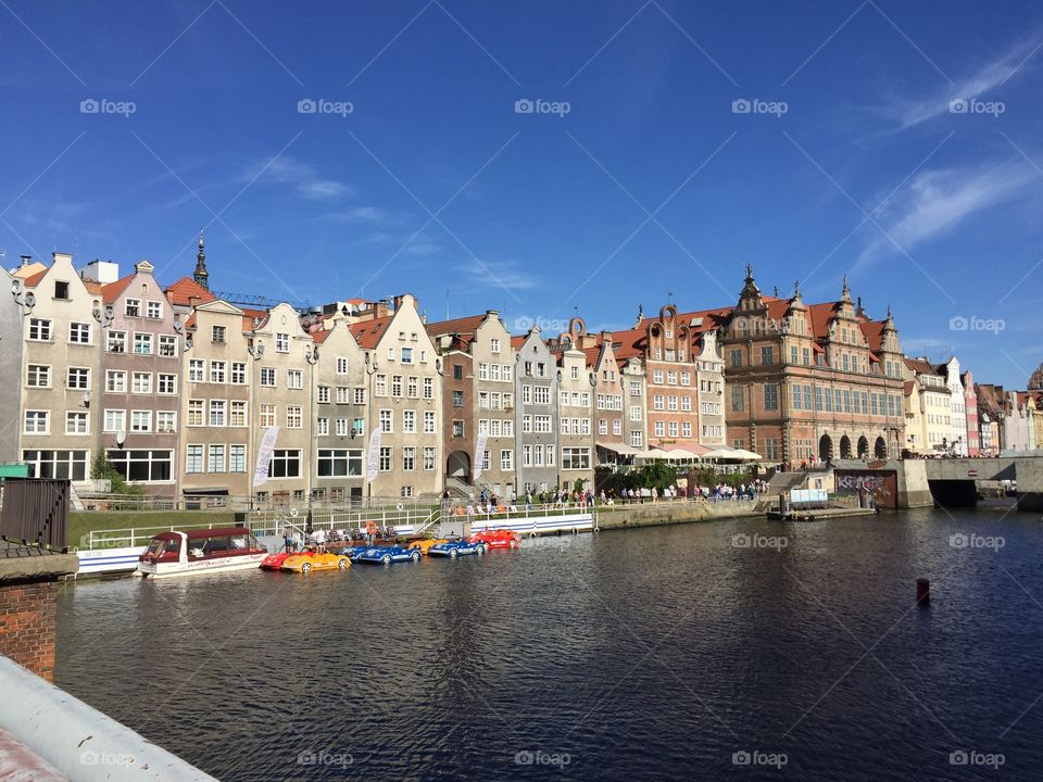 View of gdansk town