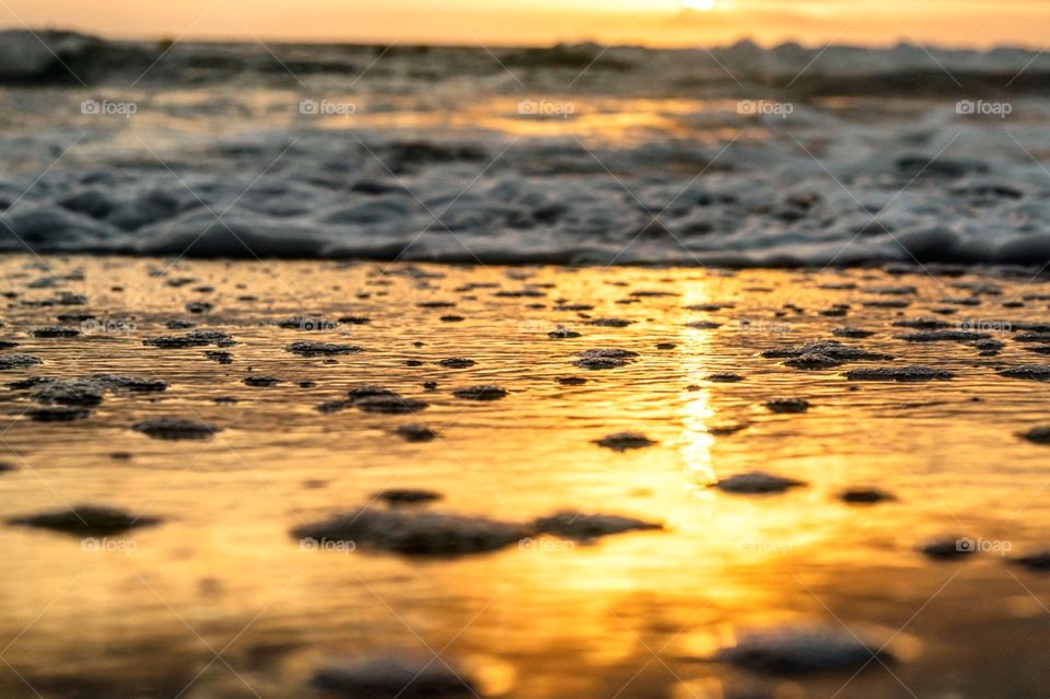 Beach, Sunset, Water, Sea, Ocean
