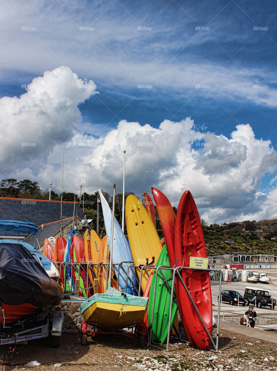 beach sky blue summer by chris7ben