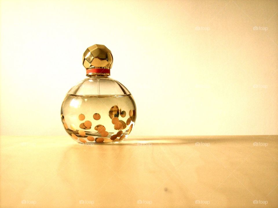 Gold Perfume Bottle