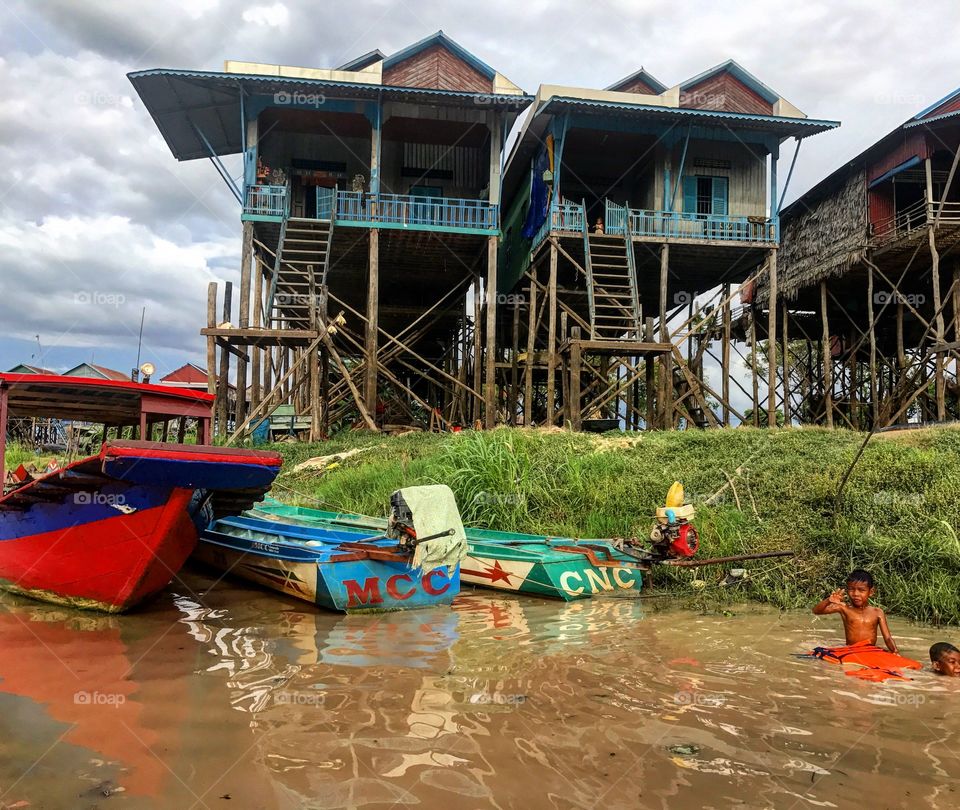 #cambodia #southeastasia #river #floatingmarket