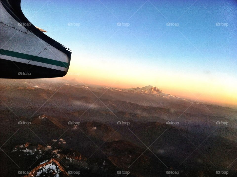 Mountain from the sky