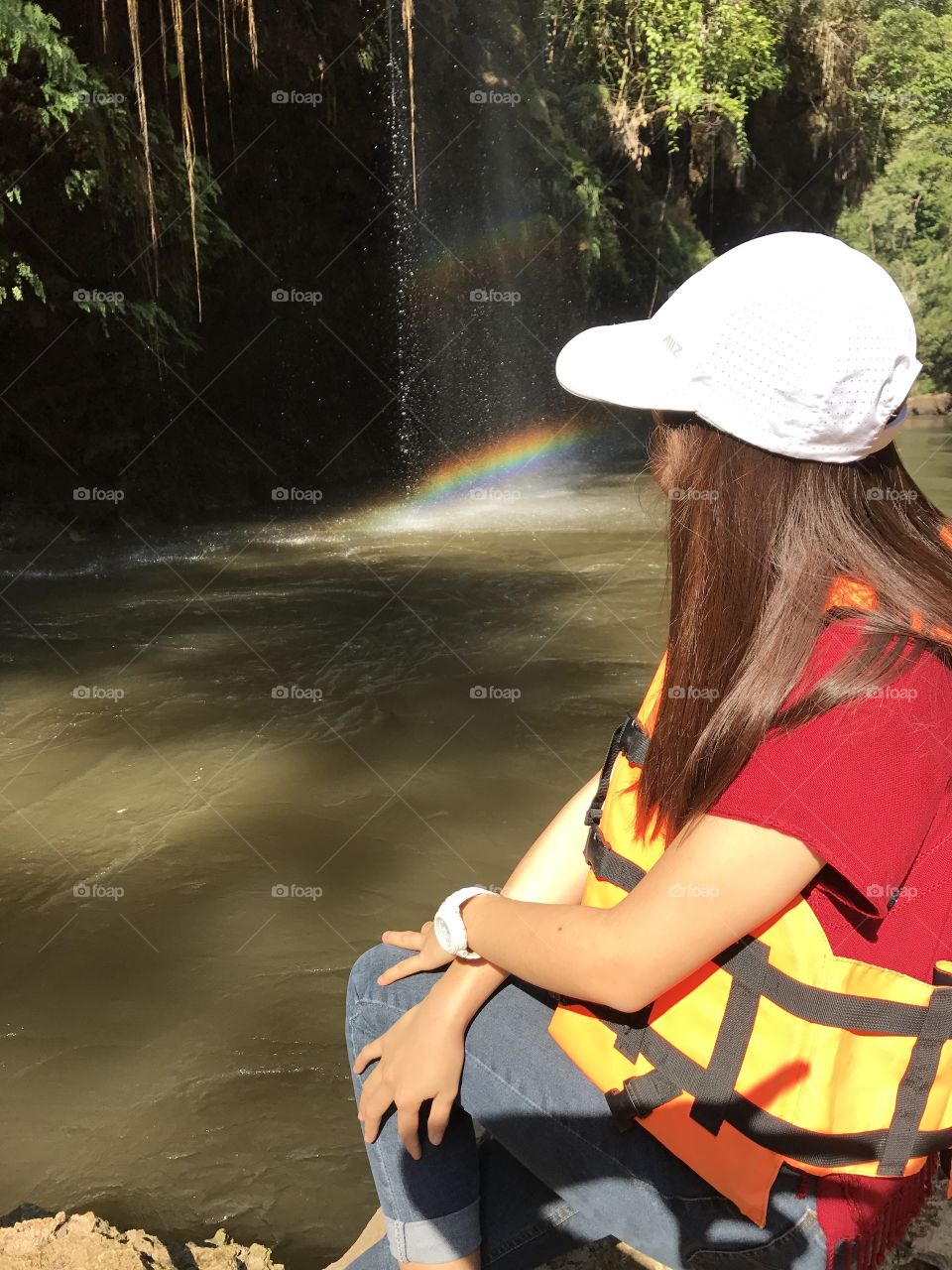 At the rainbow water,Thailand 