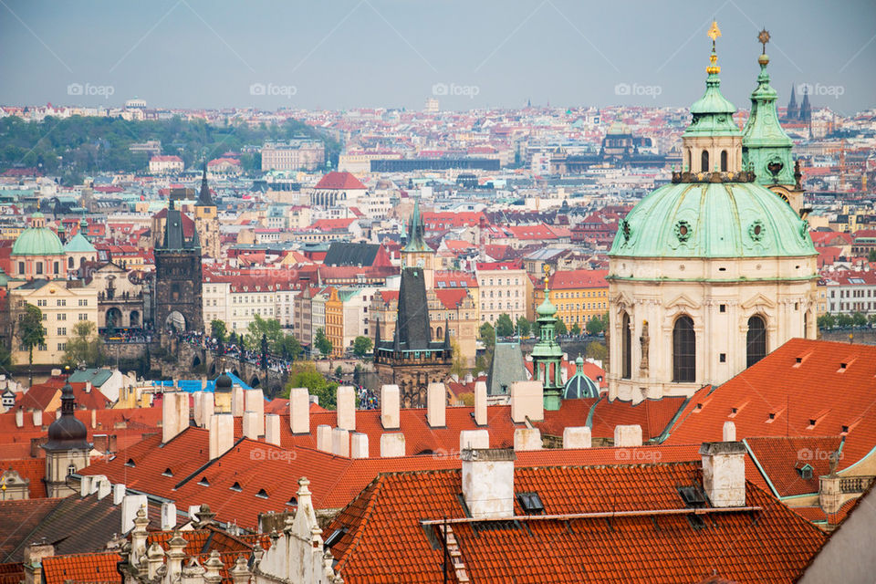 Prague skyline