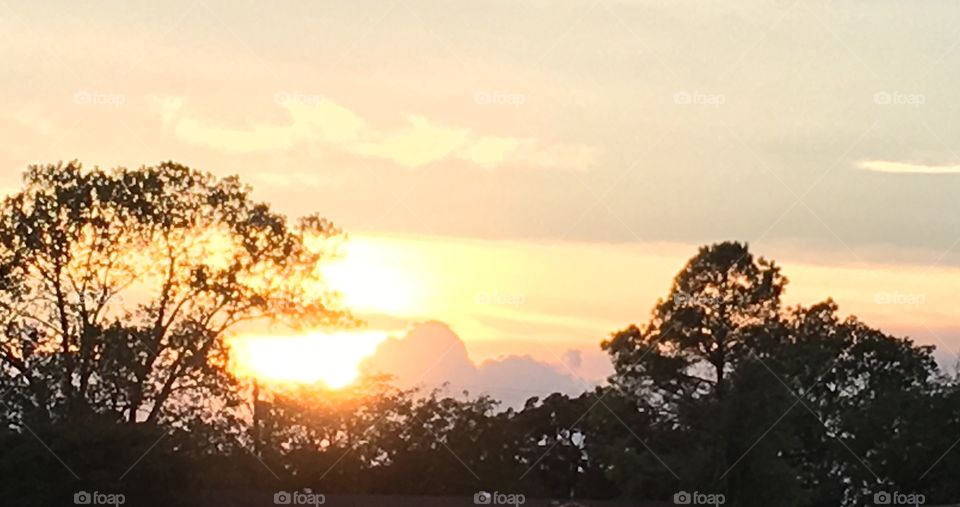 Texas sunset. 