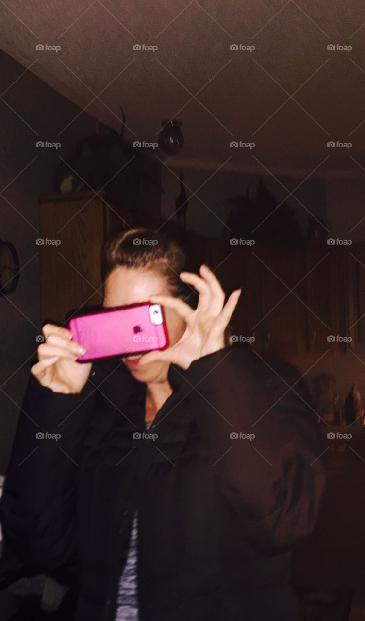 Woman taking a photo of me as I was taking one of her. 