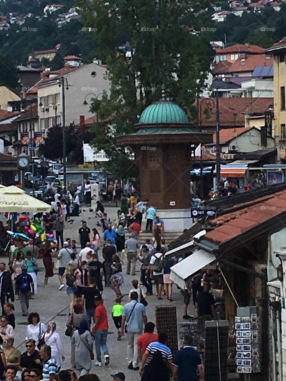 Sarajevo, Sebilj, alter Markt