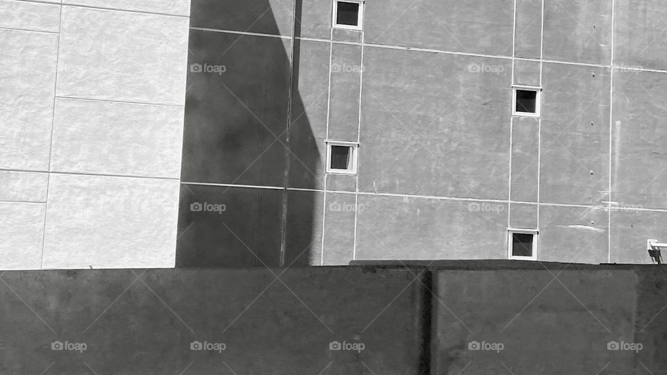 Side view on freeway 