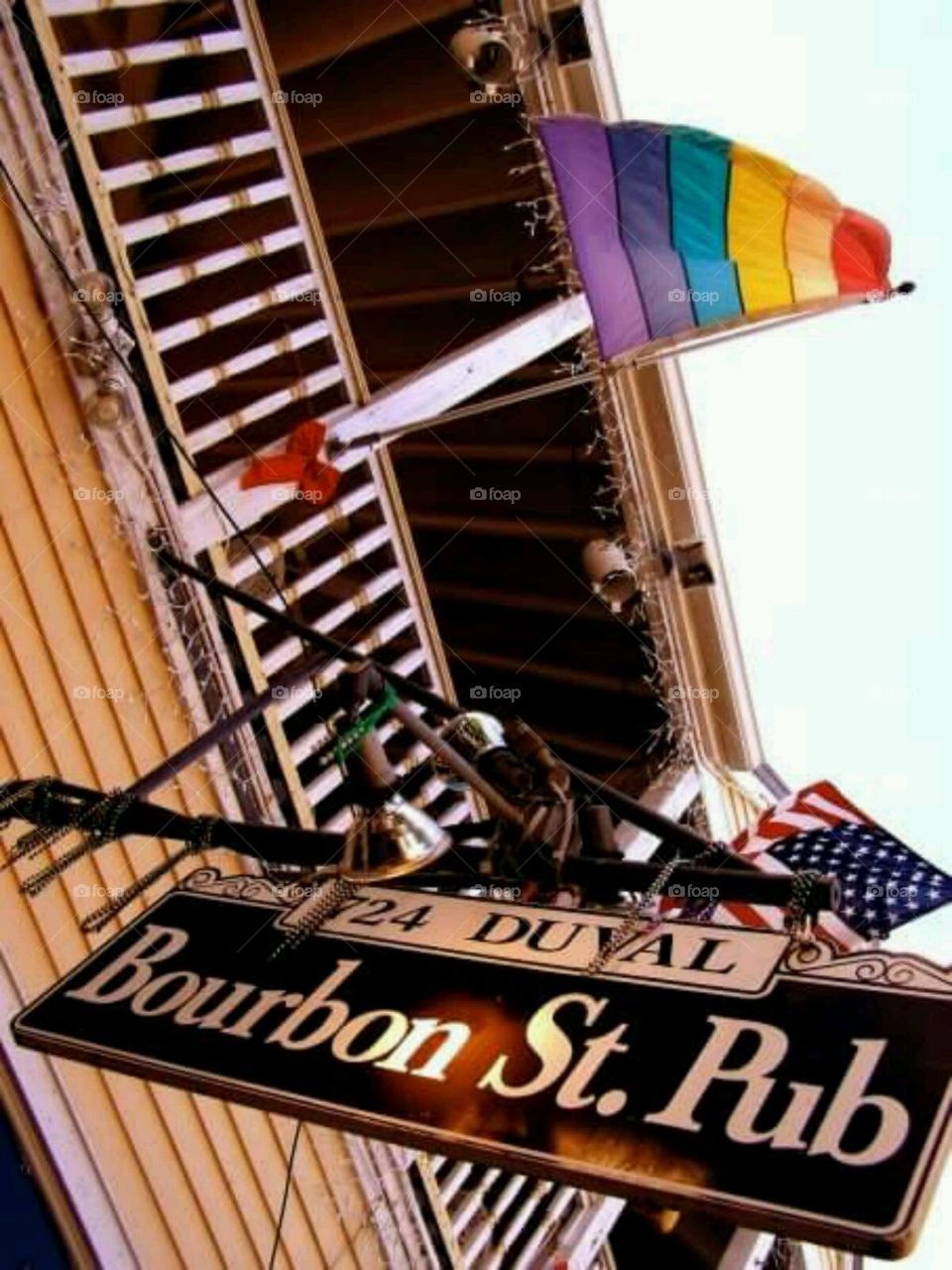 pride. key west, florida bar after a gay pride parade