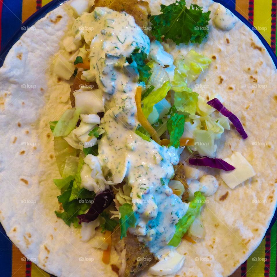 Homemade Fish Taco