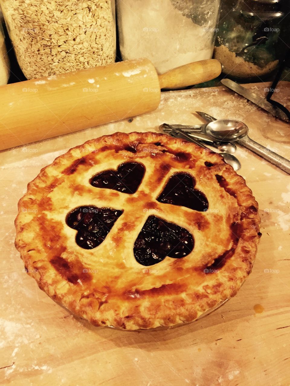 Rustic Raisin Pie